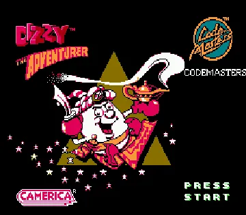 Dizzy the Adventurer (USA) (Aladdin Compact Cartridge) (Unl) screen shot title